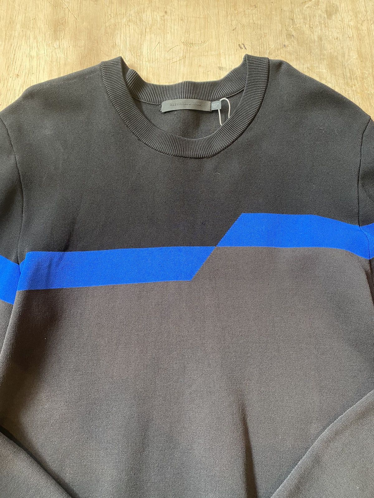 Alexander Wang Alexander Wang Broken Stripe Sweatshirt Size M Size US M / EU 48-50 / 2 - 4 Thumbnail
