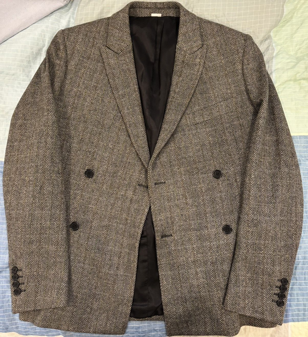 Stella McCartney Stella McCartney Wool Double Breasted Blazer in Brown Size 38R - 1 Thumbnail