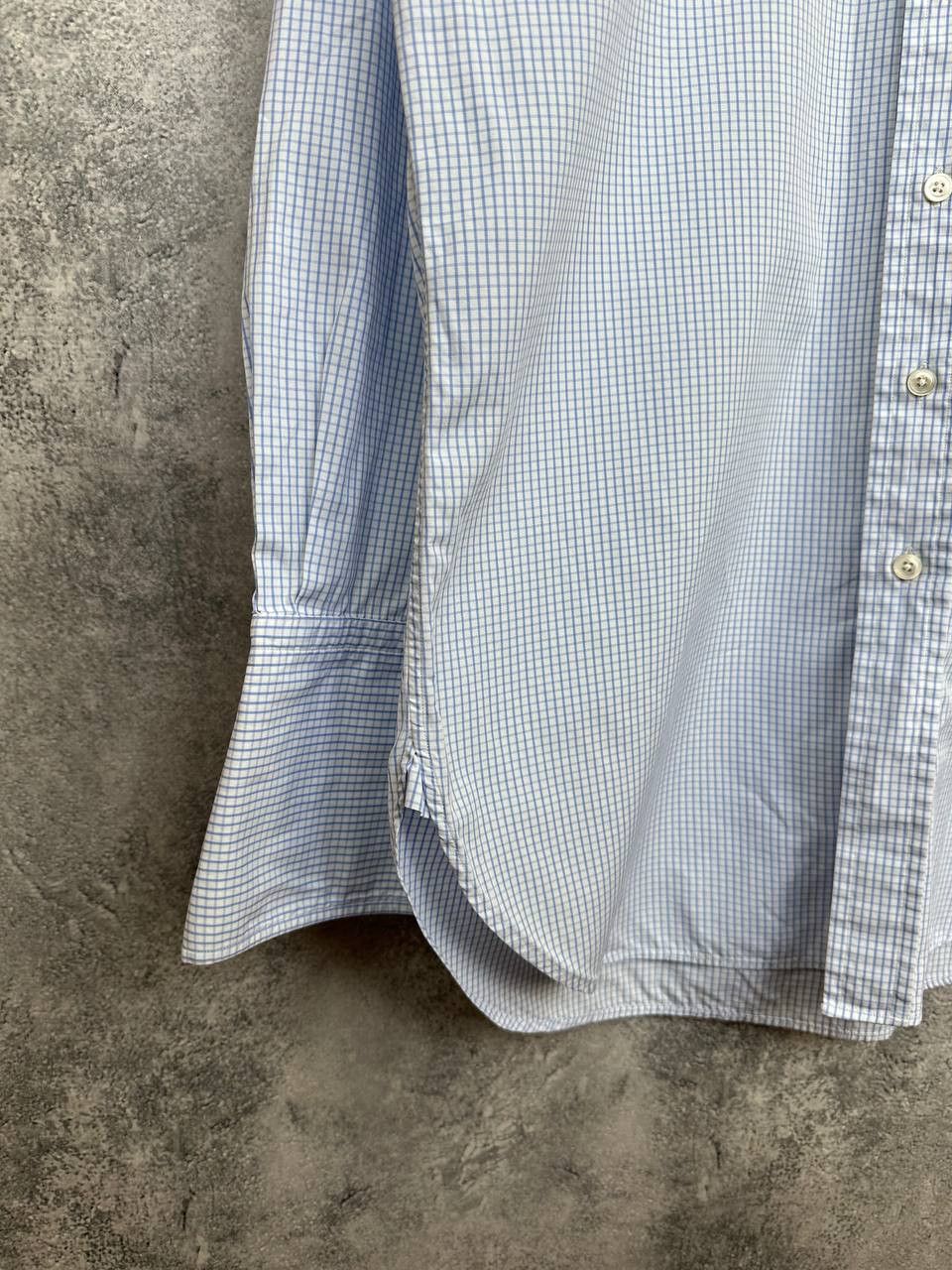 Ede & Ravenscroft Ede & Ravenscroft Button Up Dress Shirt Oxford Micro Check Size US L / EU 52-54 / 3 - 6 Thumbnail