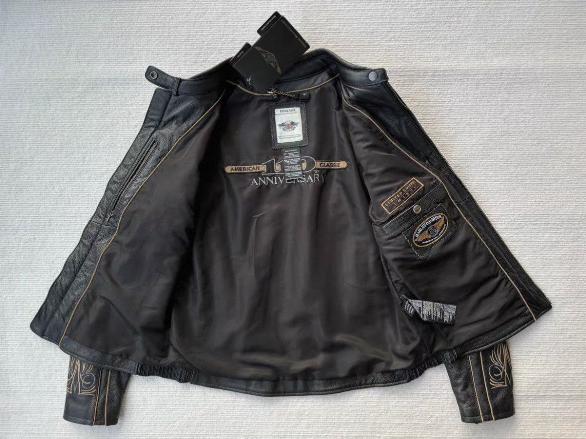Harley Davidson RARE-HARLEY DAVIDSON 110TH ANNIVERSARY WOMENS JACKET Size M / US 6-8 / IT 42-44 - 4 Thumbnail