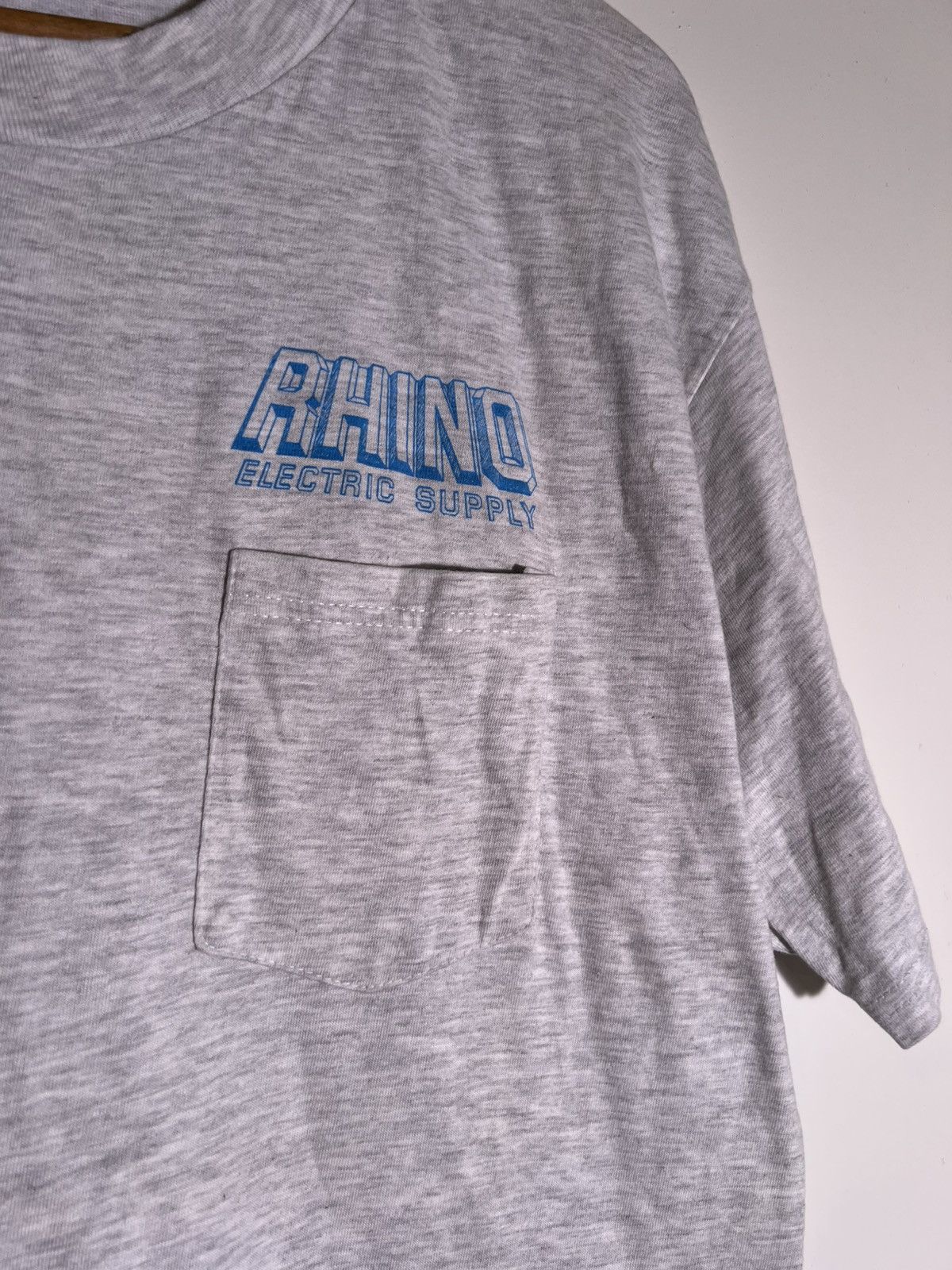Vintage 90’s VTG Vintage Rhino Electric Supply Retro Streetwear Tee Size US L / EU 52-54 / 3 - 6 Thumbnail