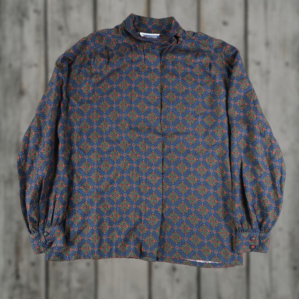 Pendleton VINTAGE Pendleton Blouse Shirt 12 Womens Paisley Floral Rayon Button Up Cardigan? Size XL / US 12-14 / IT 48-50 - 1 Thumbnail