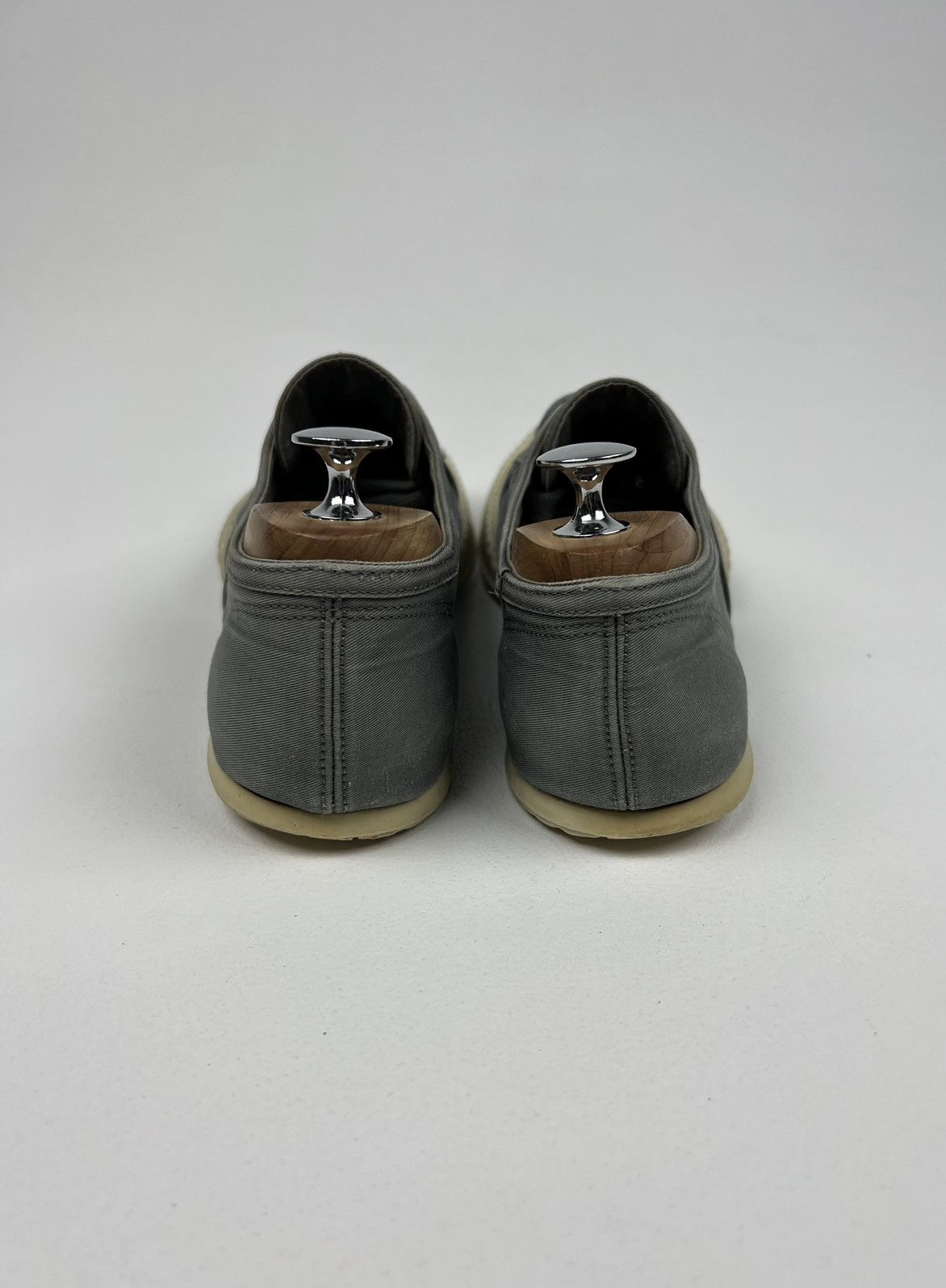 Prada PRADA Sneakers Low-Top Shoes Denim Rubber Logo Gray Wmn’s Size US 9 / IT 39 - 8 Thumbnail