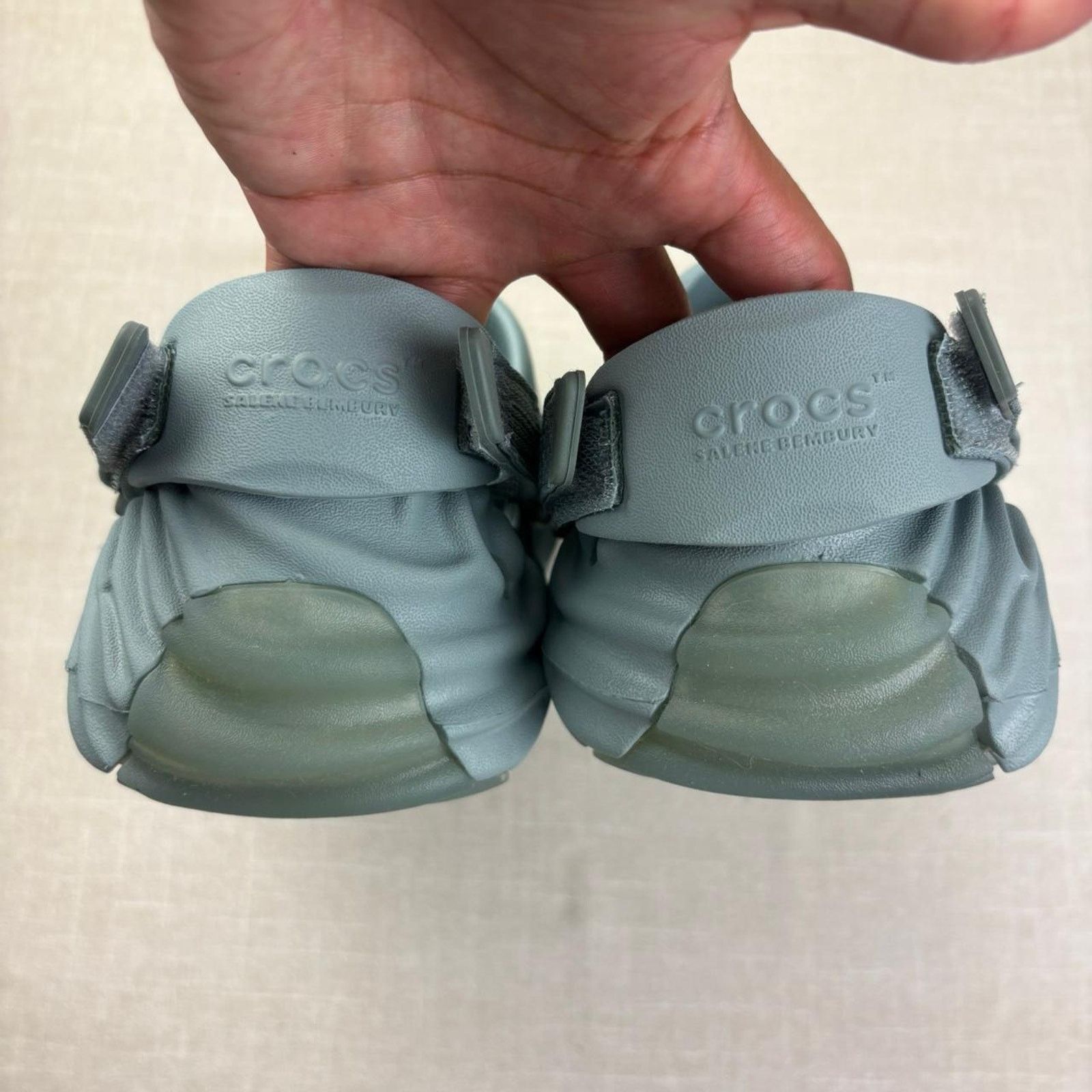 Crocs 🩶 Salehe Bembury x Crocs Pollex Clog “Manta” 9M Size US 9 / EU 42 - 6 Thumbnail