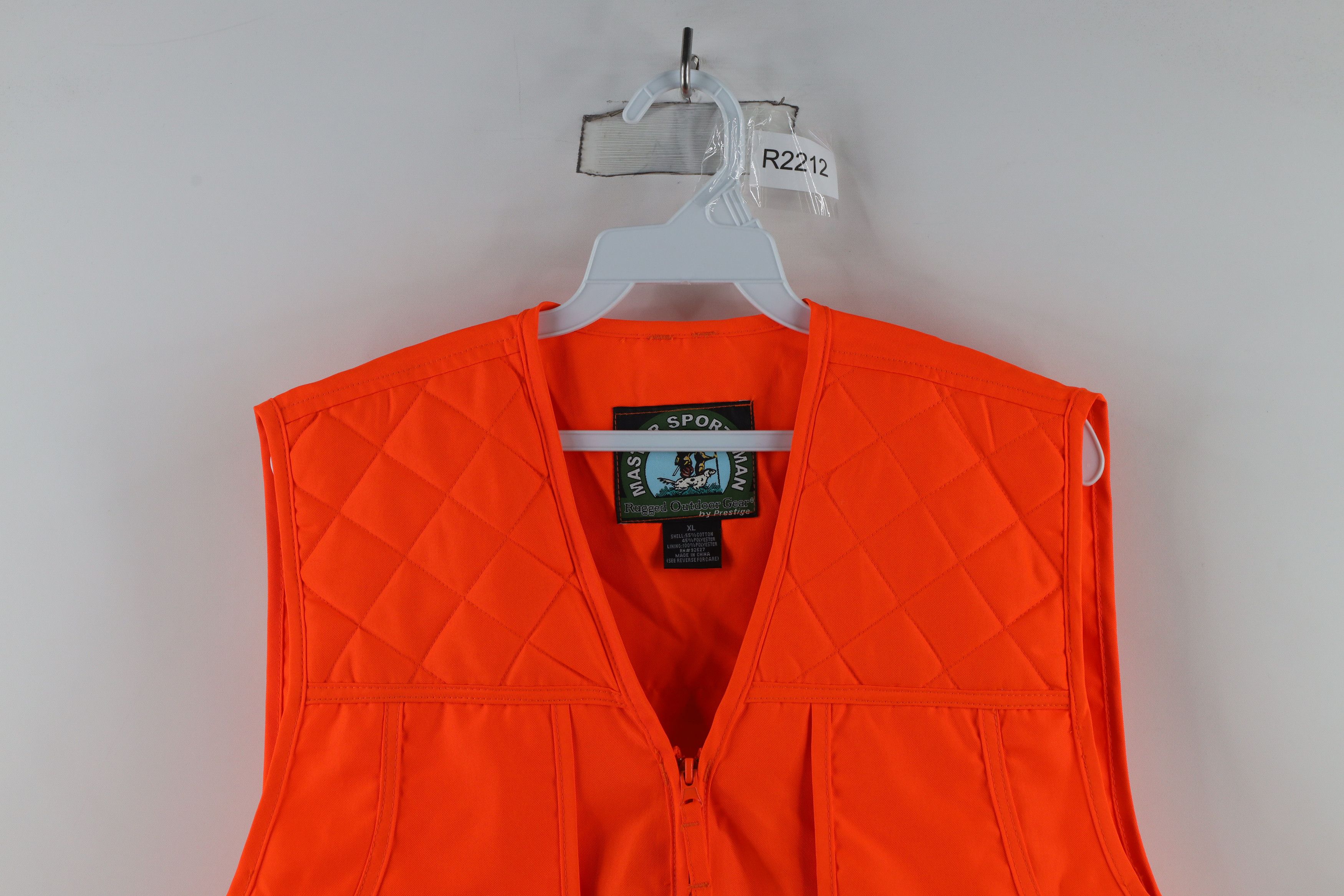 Vintage Vintage 90s Streetwear Shooting Vest Jacket Blaze Orange Size US XL / EU 56 / 4 - 2 Thumbnail