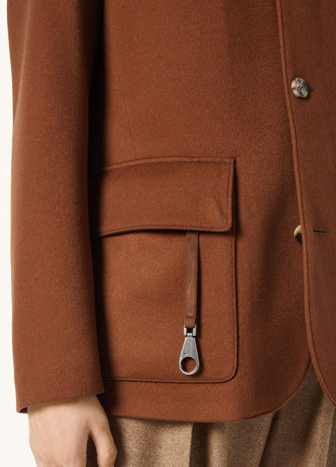 Loro Piana o1srvl11e0526 FAO9924 Roadster Jacket in Brown Size US S / EU 44-46 / 1 - 5 Thumbnail