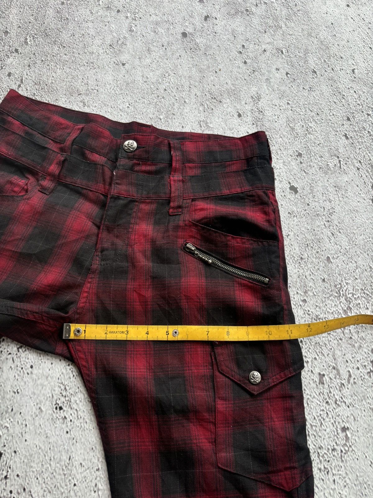 Hysteric Glamour Y2k Double focus Double waist punk style pants Size US 33 - 11 Thumbnail