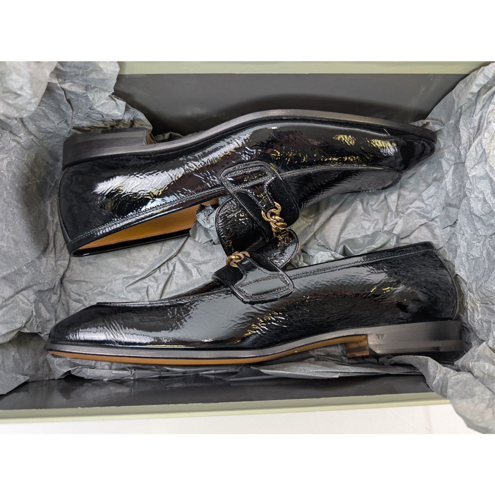 Tom Ford o1rshd1 Men's Formal Loafers Shoe Boots in Black 9 TF Size US 9 / EU 42 - 20 Thumbnail
