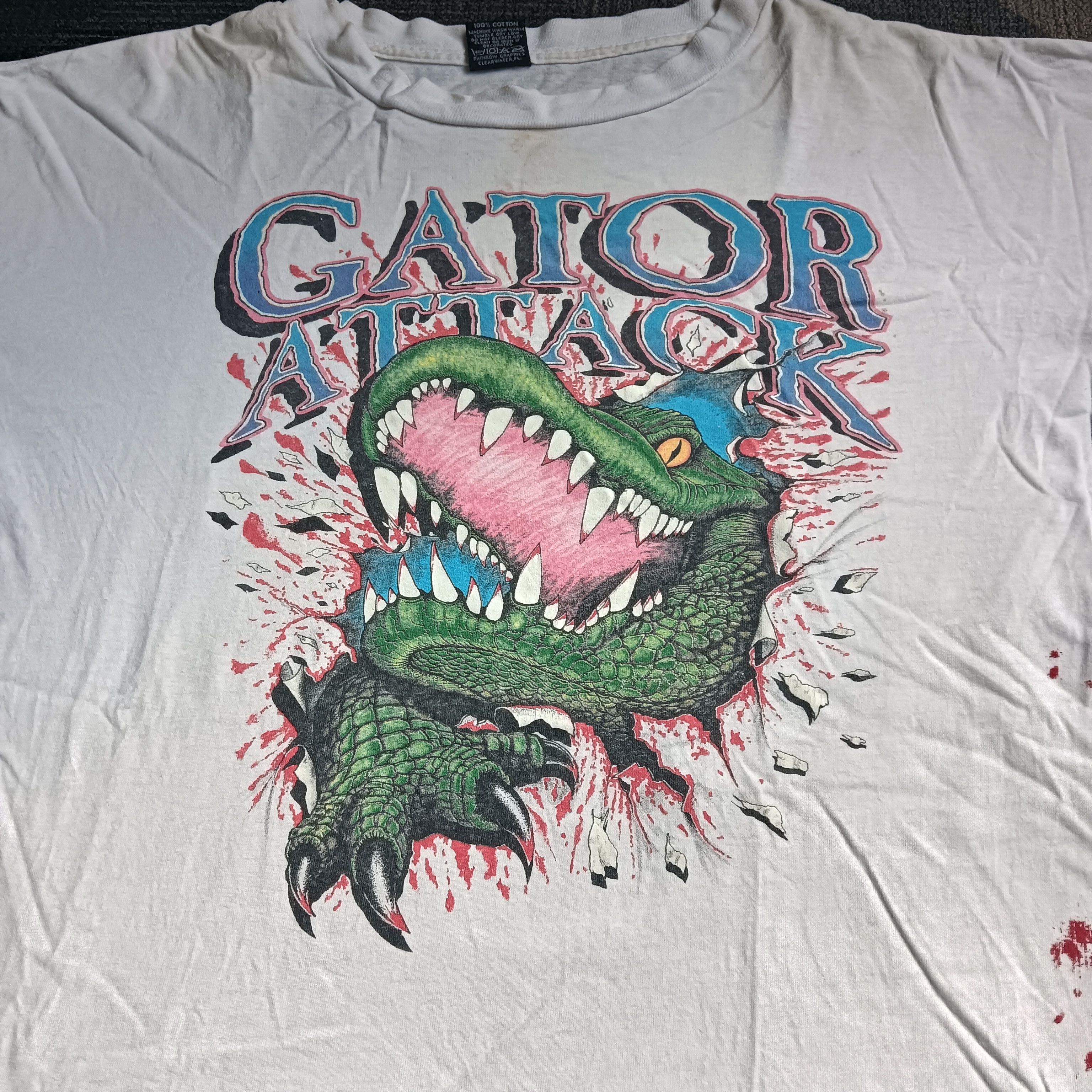 vintage crocodile animal shirt