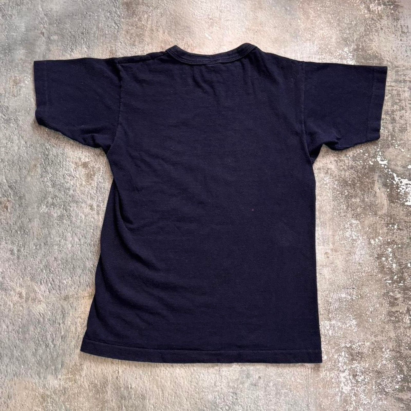 Champion × Vintage Vintage 70s USNA T Shirt. Navy Blue Bar Champion Size S Size US S / EU 44-46 / 1 - 5 Thumbnail