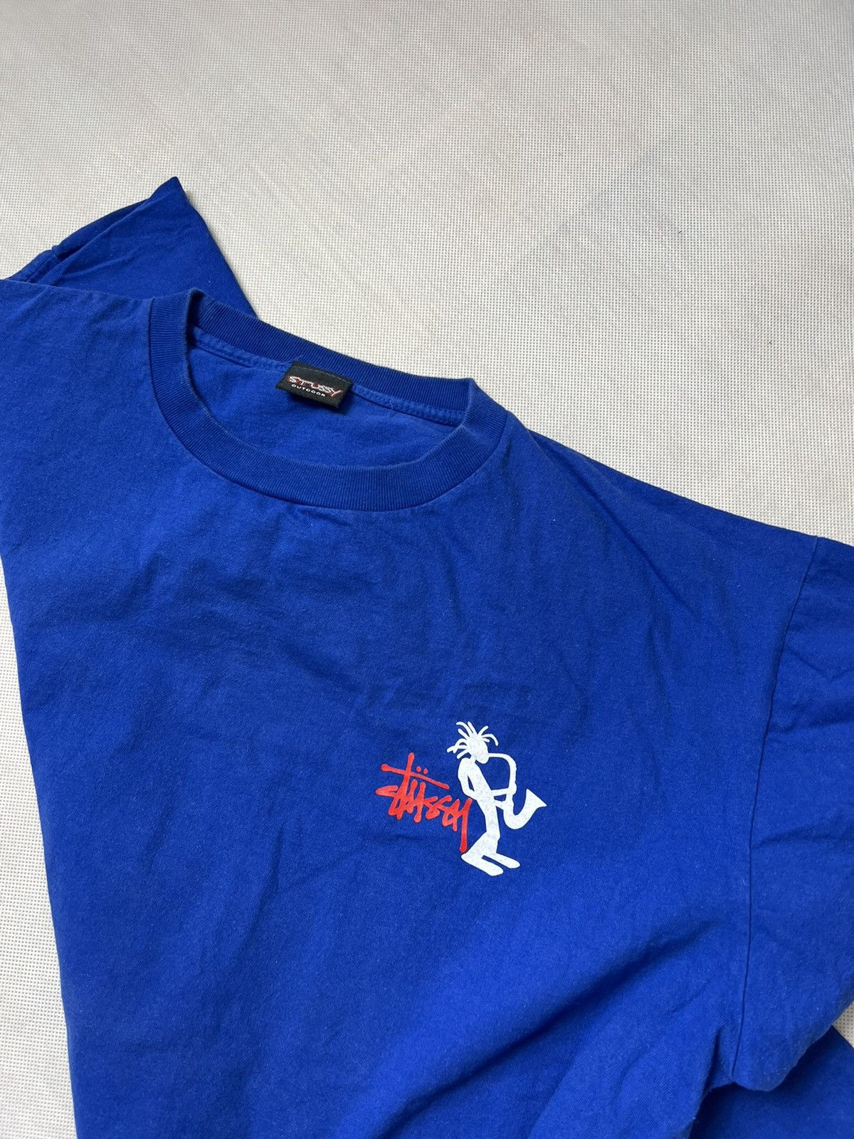 Stussy × Vintage Rare Tshirt Stussy Jazz Vintage 90’s Size US L / EU 52-54 / 3 - 3 Thumbnail