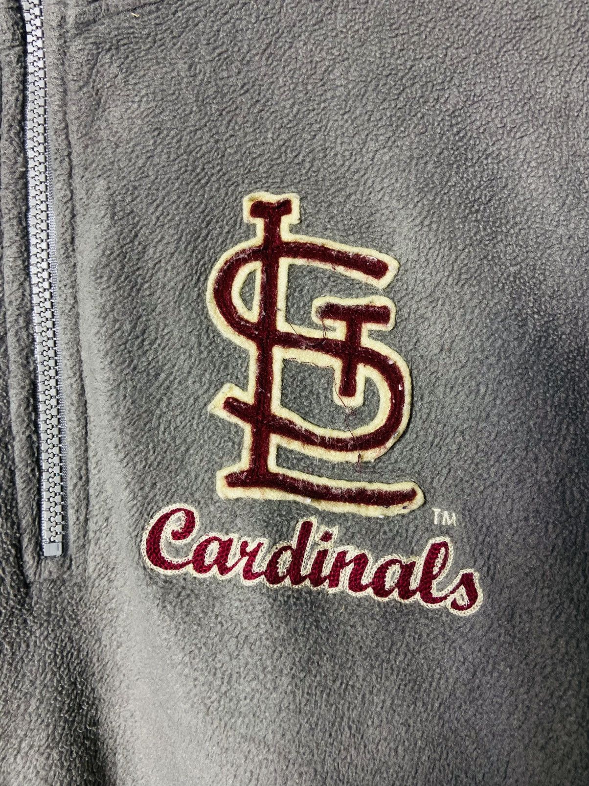 MLB St Louis Cardinal MLB Half Zipper Fleece Size US XL / EU 56 / 4 - 4 Thumbnail