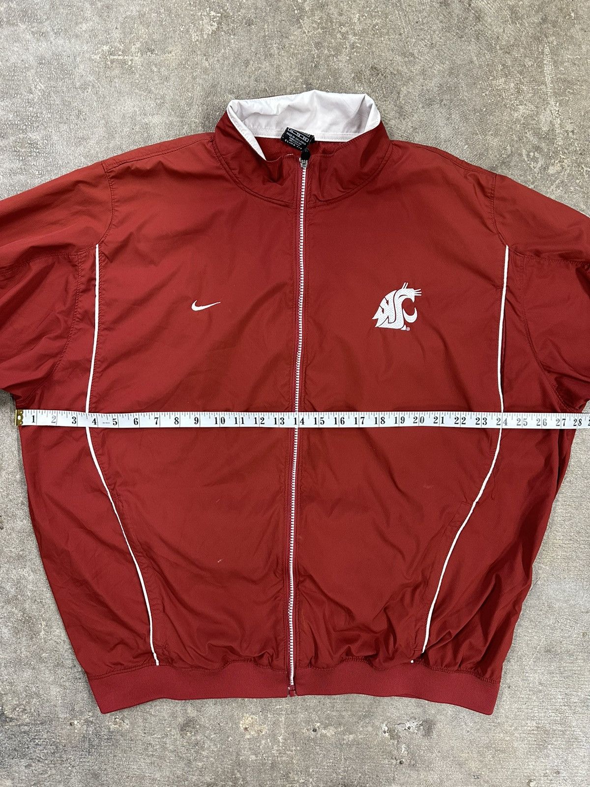 Nike Crazy Y2K Nike WSU Cougars Collegiate Windbreaker Size US XL / EU 56 / 4 - 12 Thumbnail