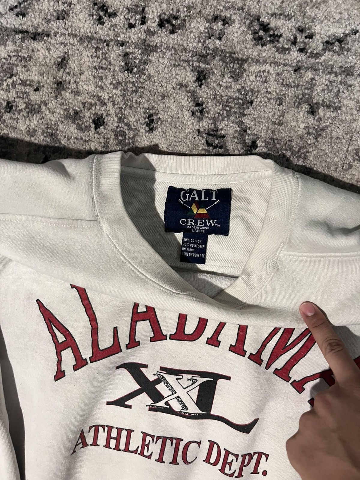 Russell Athletic × Vintage Y2K 90s Vintage ALABAMA Athletic Dept Crewneck Size US L / EU 52-54 / 3 - 3 Thumbnail