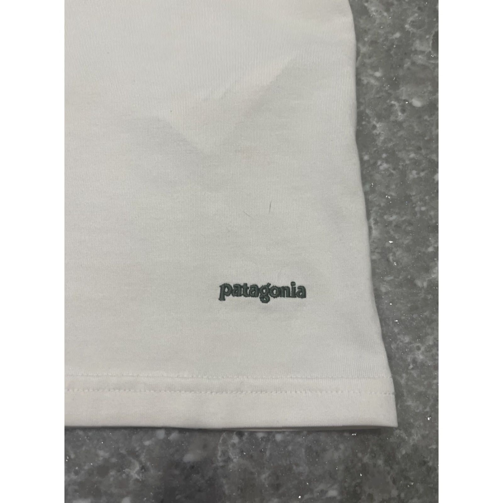 Patagonia Patagonia Shirt Mens M Ivory Polo Rugby Tennis Preppy Organic Cotton Solid Embroidered Logo Short Sleeve Collared Easy Care Size US M / EU 48-50 / 2 - 2 Thumbnail