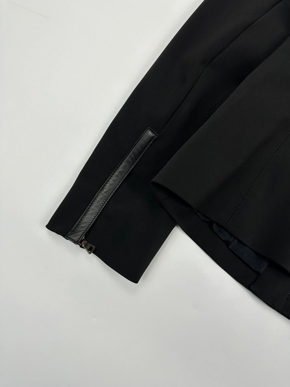 Prada Prada Milano FW2003 Black Blazer Shirt Jacket Elegant Size L / US 10 / IT 46 - 12 Thumbnail