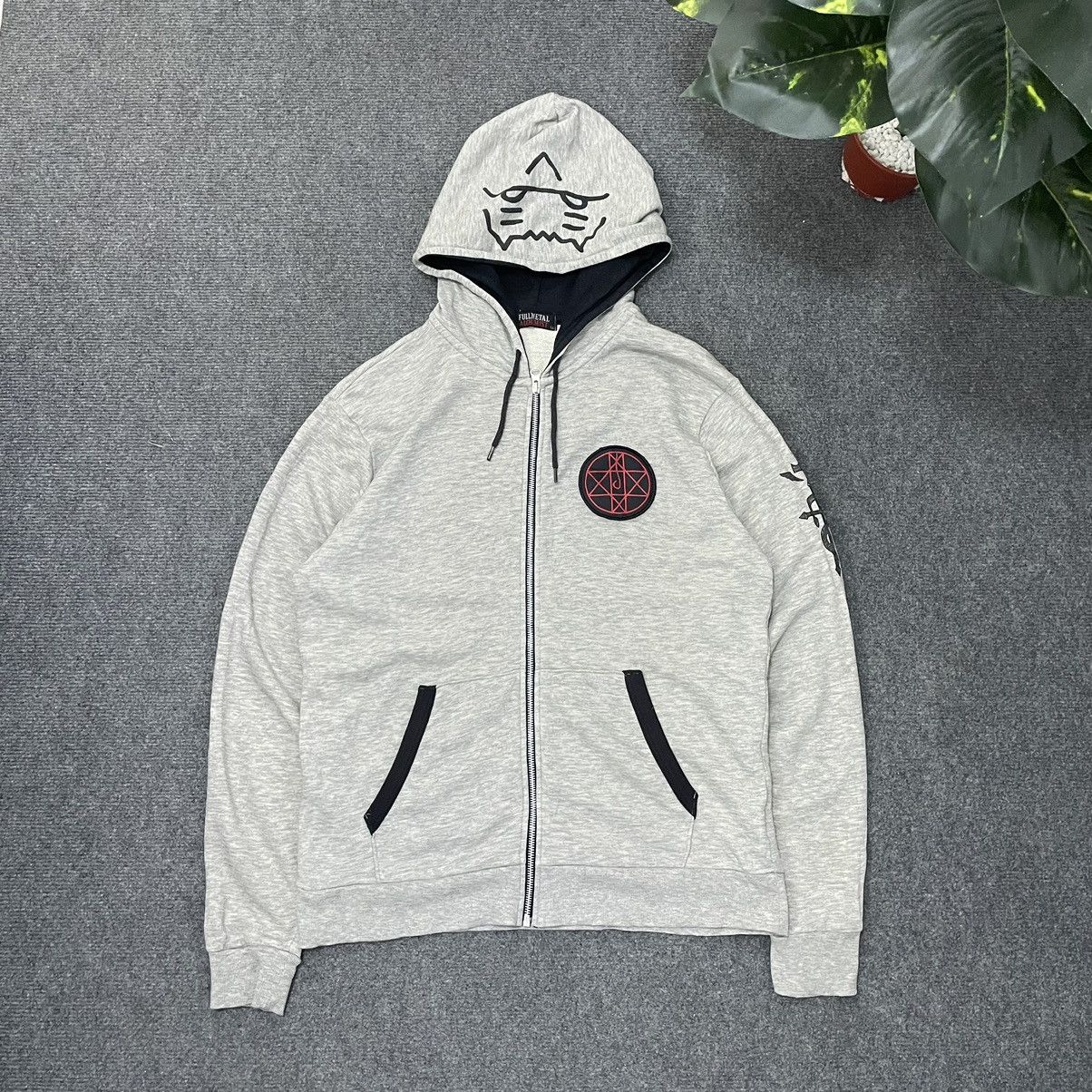 Anime × Japanese Brand × Vintage Vintage 2000s Fullmetal Alchemist Anime Zip Up Hoodie Size US L / EU 52-54 / 3 - 1 Thumbnail