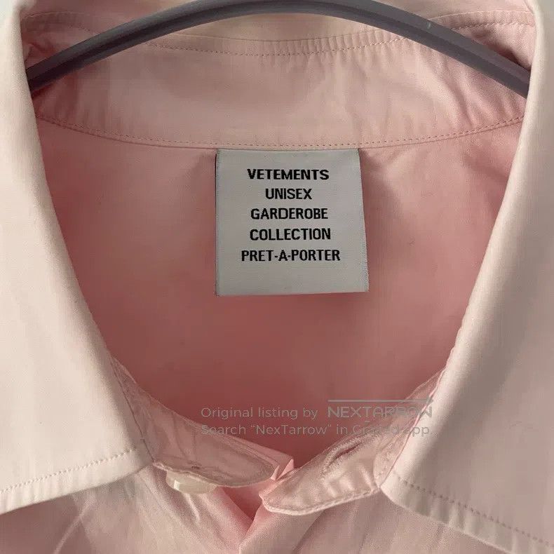Vetements Vetements Loose Fit Pink Blouse Size US XS / EU 42 / 0 - 4 Thumbnail
