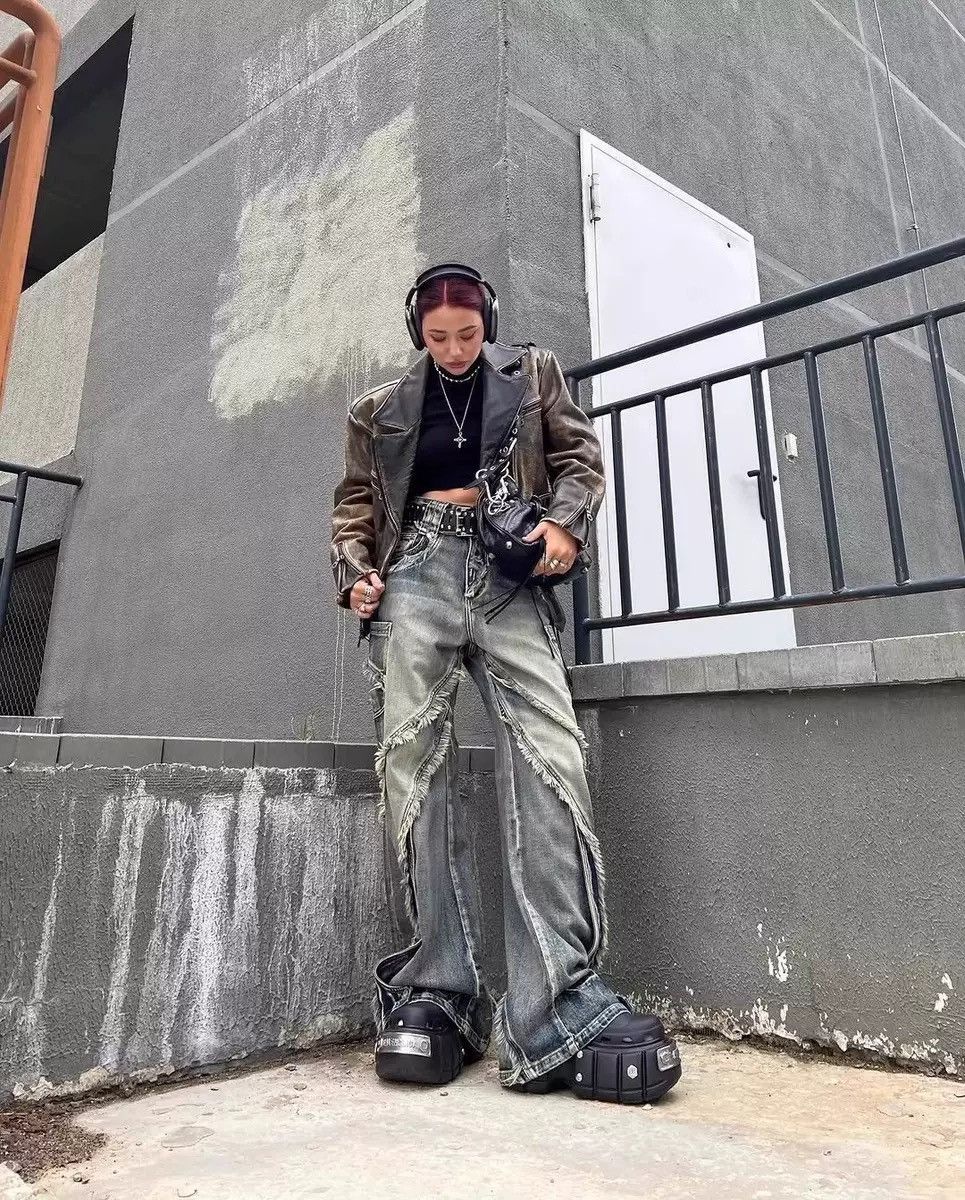 Japanese Brand STREETWEAR JEANS Size US 30 / EU 46 - 8 Thumbnail
