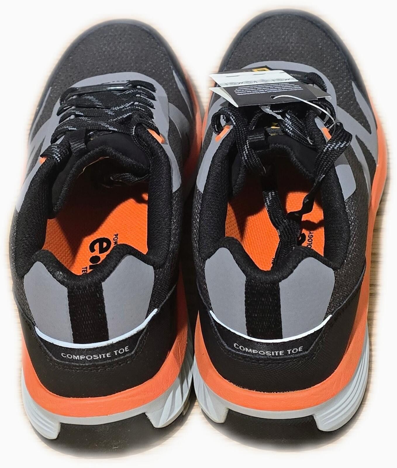 Caterpillar CAT Men's Gray and Orange Athletic Sneakers Size US 7.5 / EU 40-41 - 3 Thumbnail