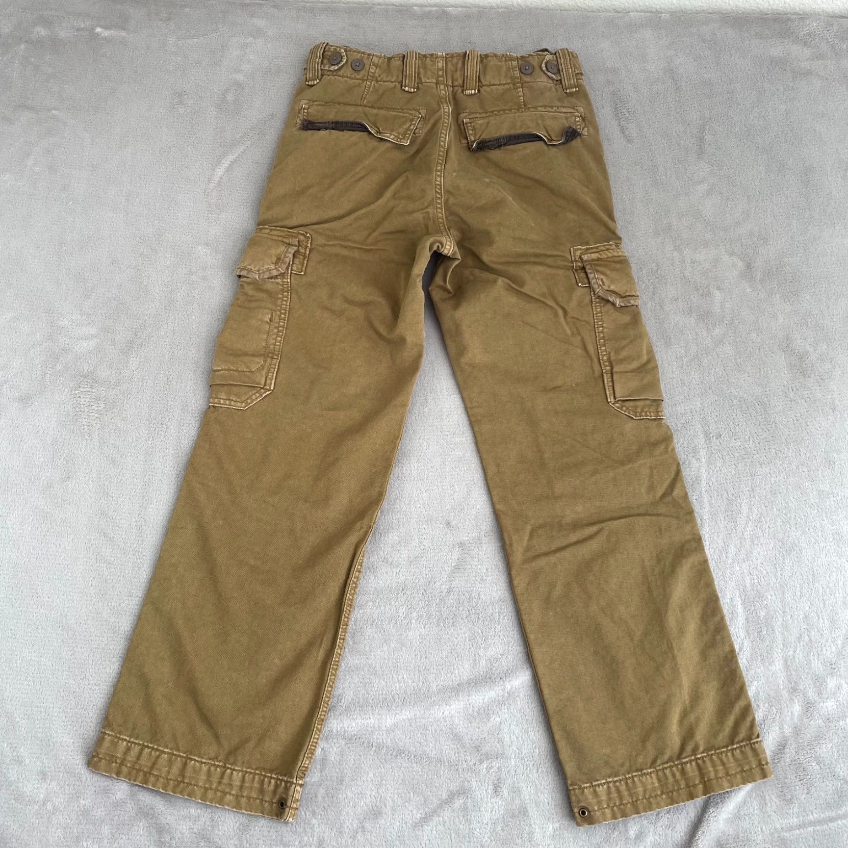 Gap VINTAGE GAP Cargo Pants Men 30x30 Brown Paratrooper Baggy Military Adjustable Waist Pants Mens Cargo Brown 30x30 Vintage GAP Size US 30 / EU 46 - 6 Thumbnail