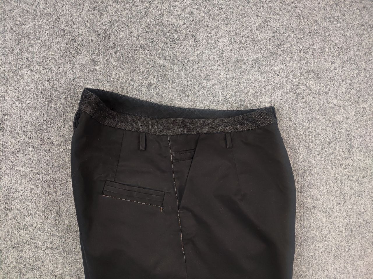 Japanese Brand Umit Unal Couture Black culottes thick Drop Crotch Pants Size US 32 / EU 48 - 9 Thumbnail