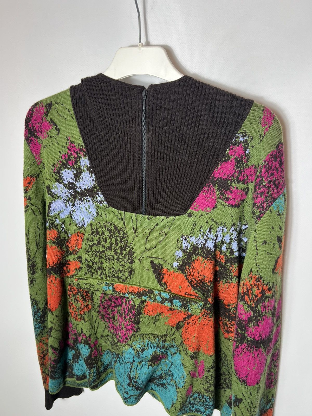 Vintage Vintage streetwear Ivko 1/4 zip hooded multicolour sweater Size M / US 6-8 / IT 42-44 - 2 Thumbnail