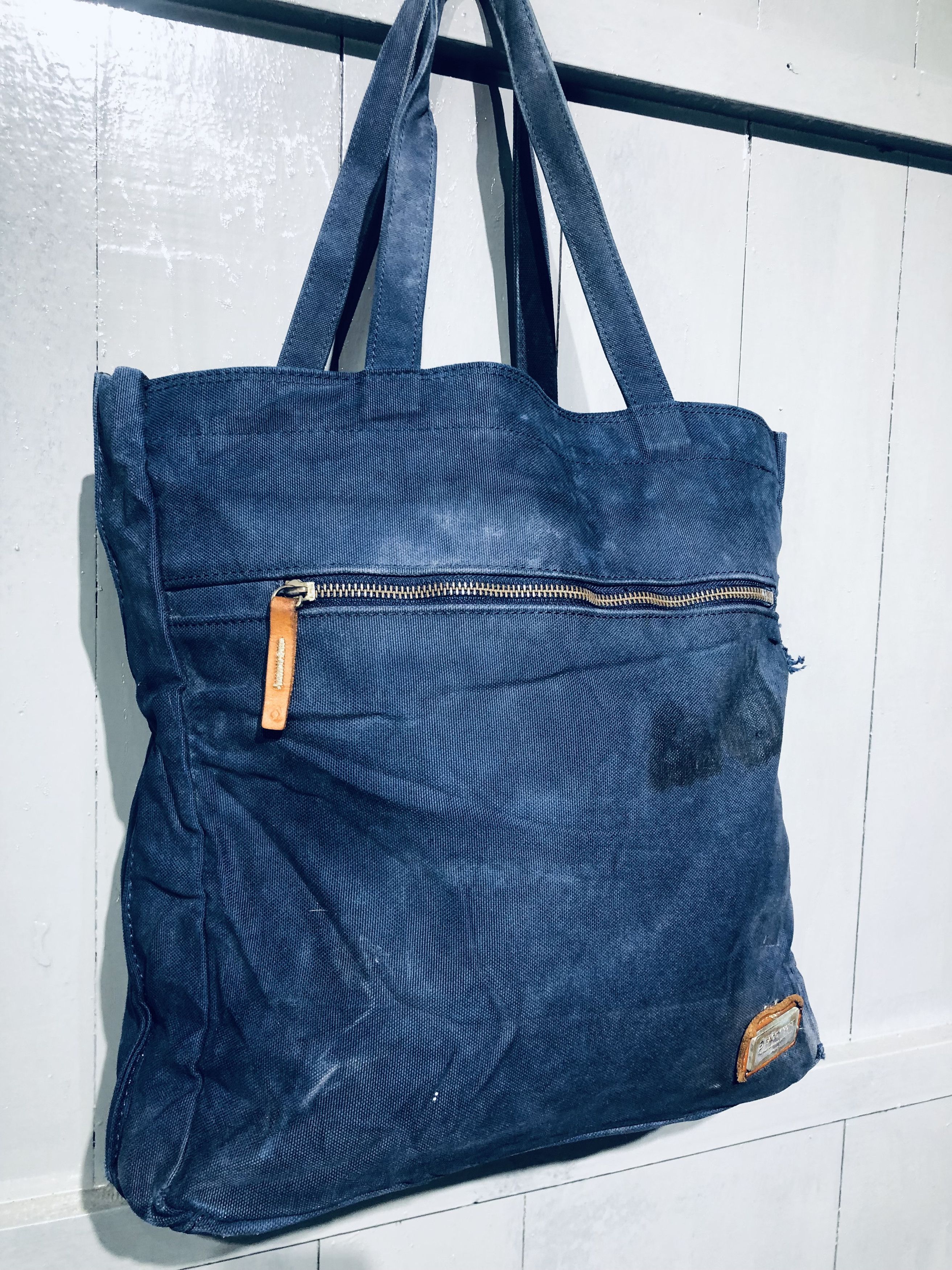 Canvas × Japanese Brand JAPANESE BAGGY PORT STYLE DISTRESSED TOTEBAG Size ONE SIZE - 18 Thumbnail