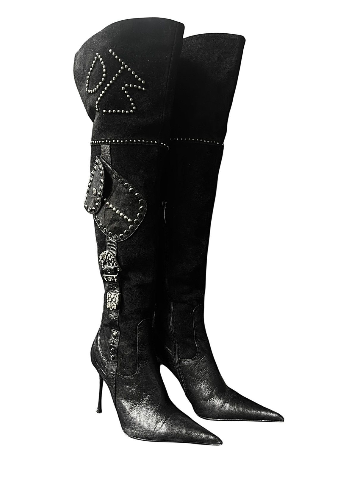 Cowboy Equipment Vintage El Dantes over-the-knee high boots Size 37 Size US 7 / IT 37 - 1 Thumbnail