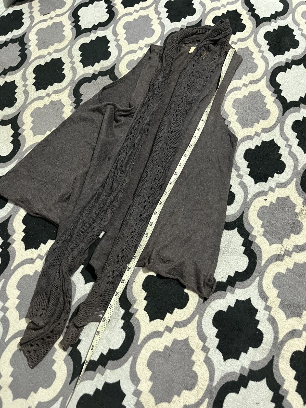 Yasuyuki Ishii Crazy cepo distressed fuga style vest knit Size US M / EU 48-50 / 2 - 6 Thumbnail