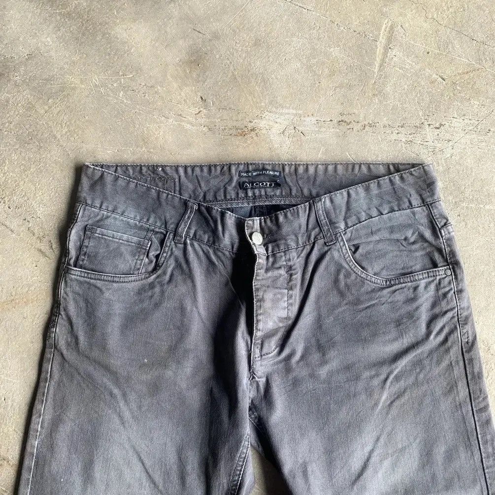 Japanese Brand Vintage AlcottNewYork 36x30 Black Faded Trousers Chino Pants Size US 36 / EU 52 - 2 Thumbnail