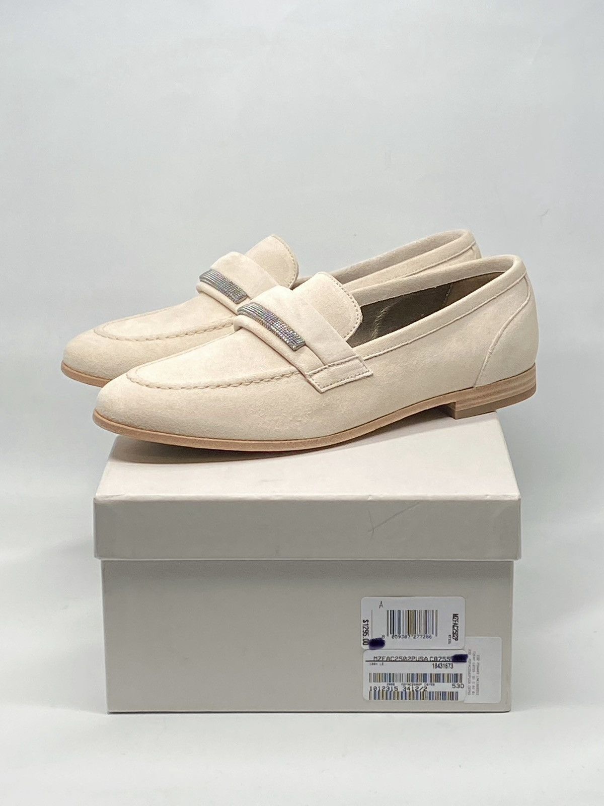 Brunello Cucinelli Embellished Suede Leather Loafers size 37