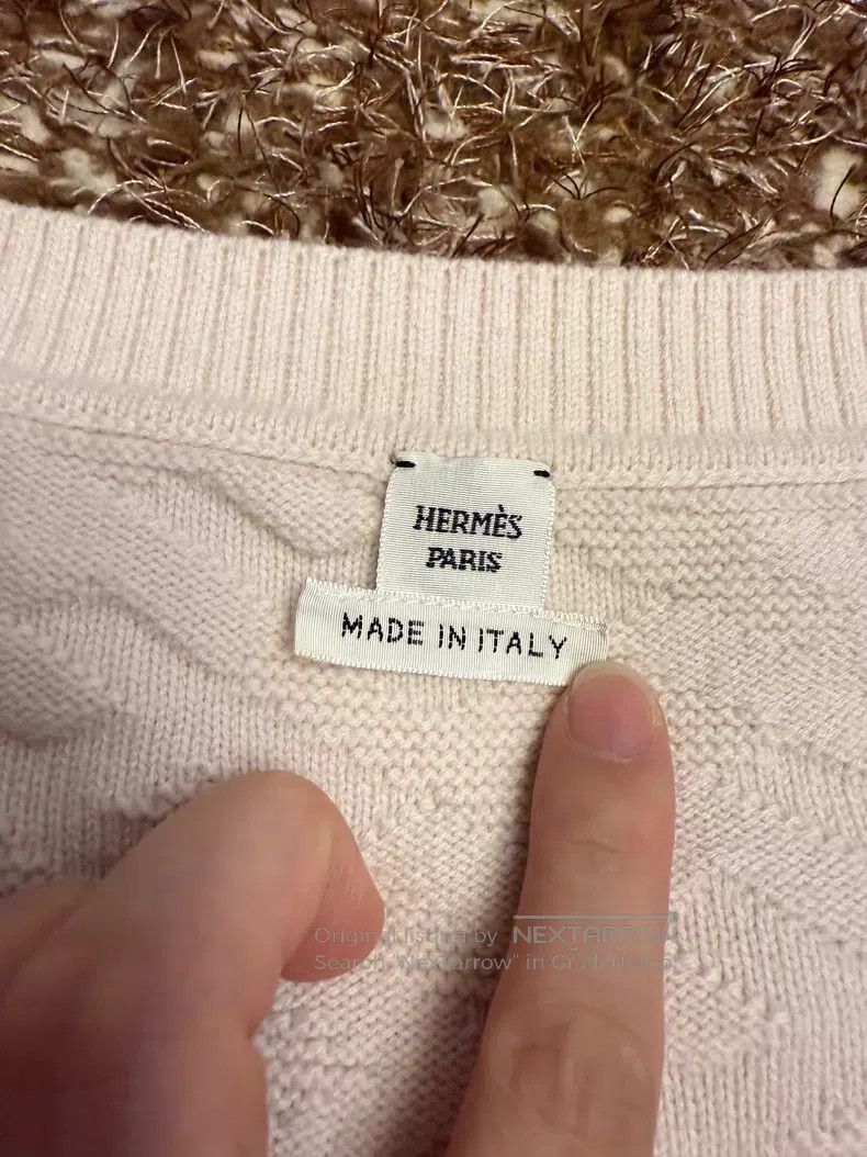 Hermes Hermes Short Sleeve Sweater Top Size XS / US 0-2 / IT 36-38 - 6 Thumbnail