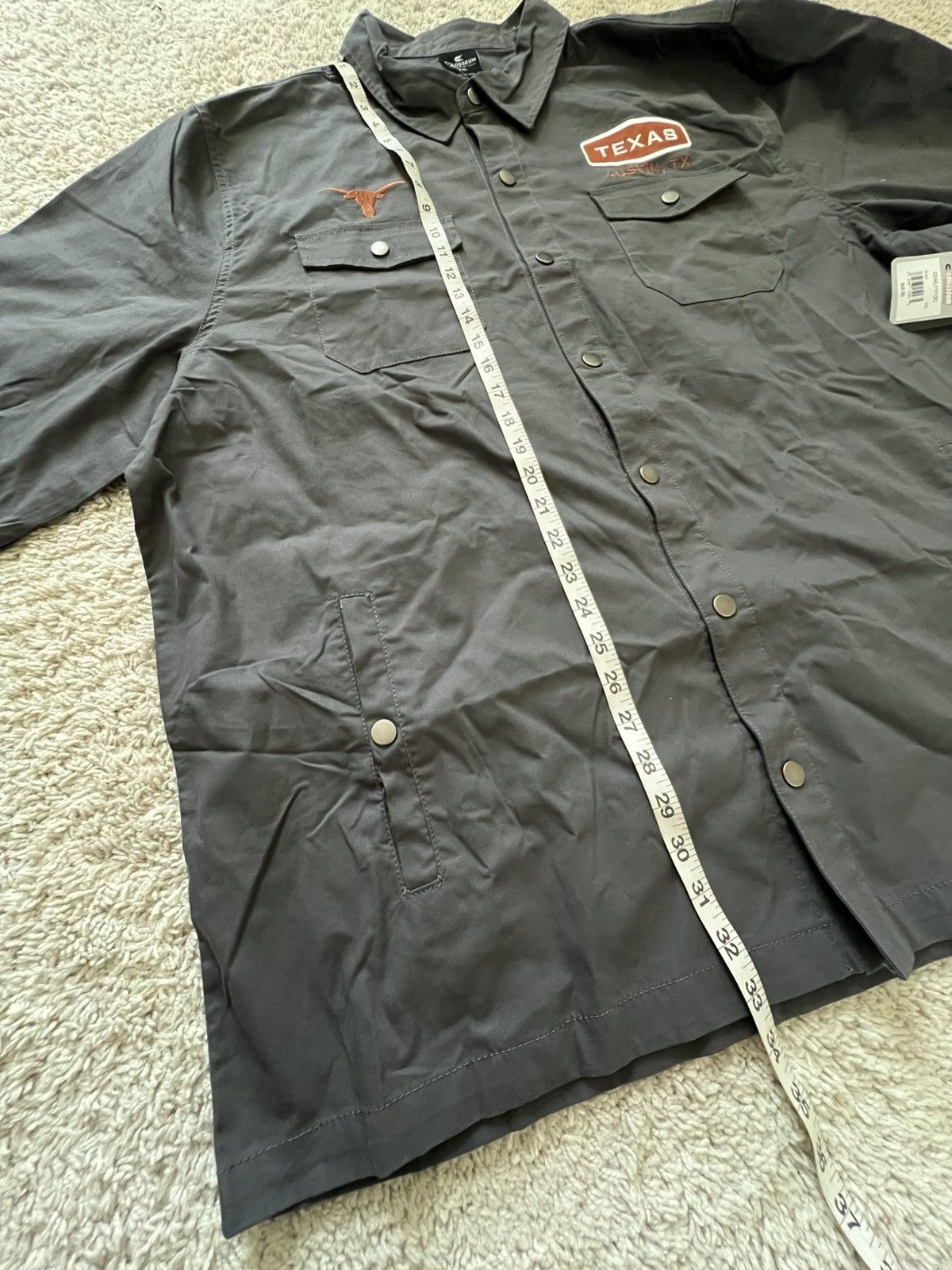 Colosseum Athletics Texas Longhorns Colosseum Slate Canvas Overshirt Long Sleeve Size US XXL / EU 58 / 5 - 5 Thumbnail