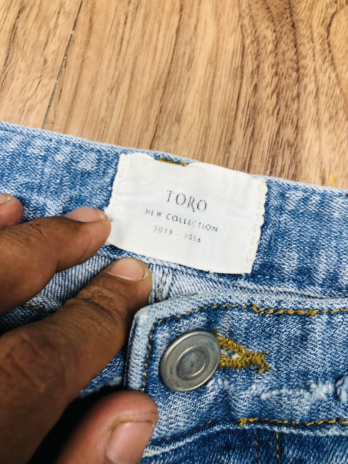 Japanese Brand Toro New Collection Skinny Jeans (34) Size US 30 / EU 46 - 11 Thumbnail