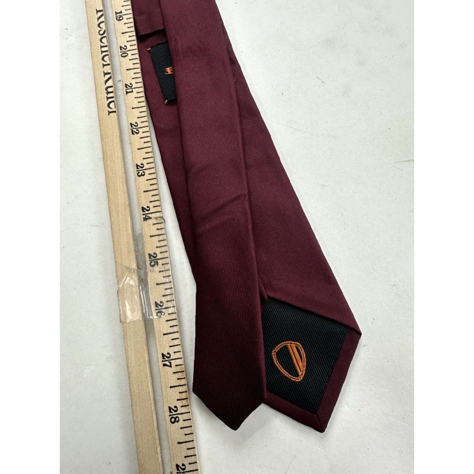 Ben Sherman Ben Sherman Tie Mens Red One Size Skinny 57-60 Classic Adjustable Designer Celebrity Preppy Size ONE SIZE - 7 Thumbnail