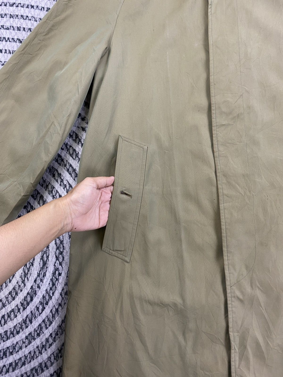 Burberry Vintage Burberrys Nova Checked Trench Coat Jacket Size US M / EU 48-50 / 2 - 8 Thumbnail