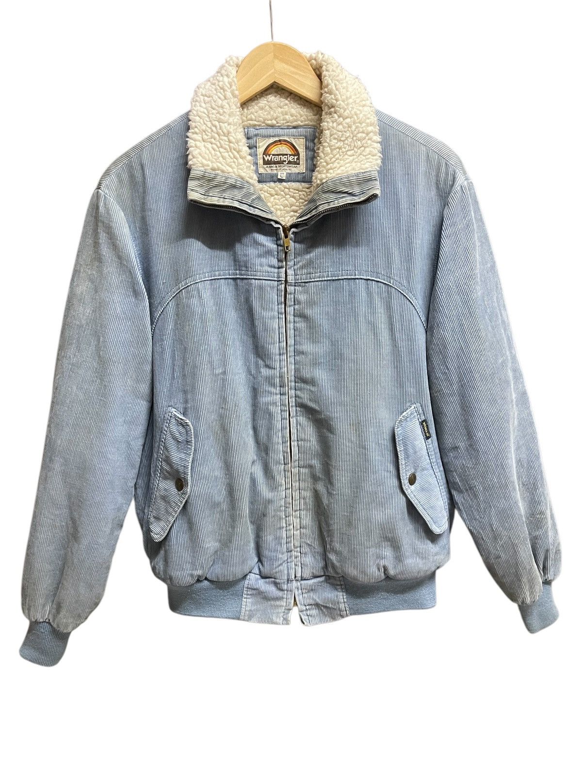 Wrangler VINTAGE WRANGLER CORDUROY JACKET SHERPA LINING Size US L / EU 52-54 / 3 - 1 Thumbnail
