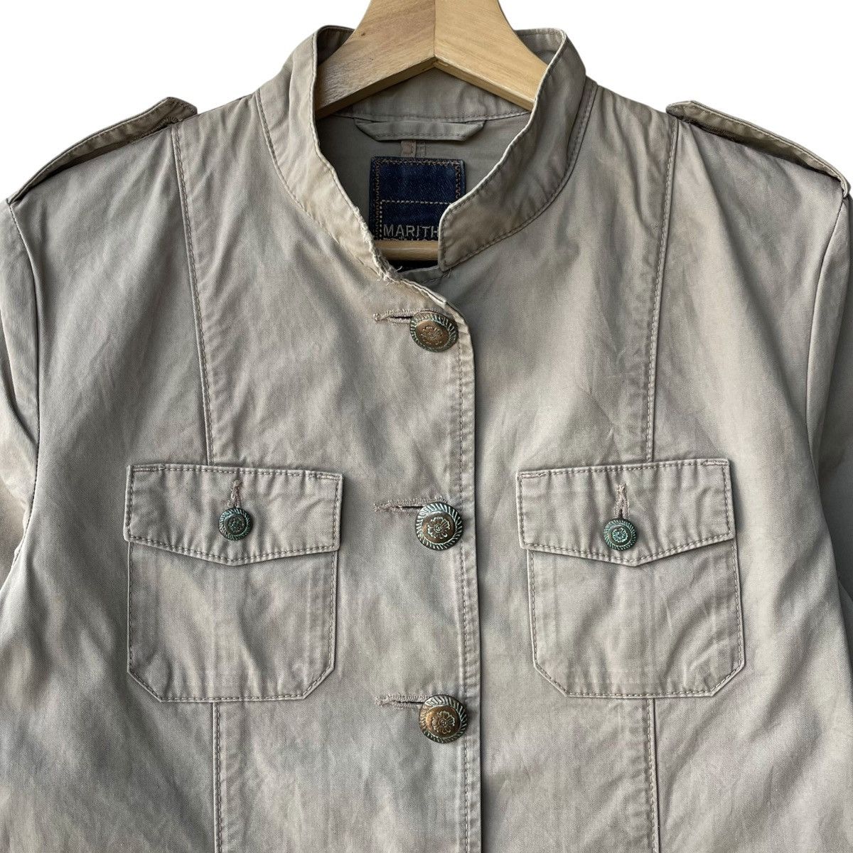 Marithe + Francois Girbaud Marithe + Francois Girbaud M+FG Y2K Military Inspired Jacket Size M / US 6-8 / IT 42-44 - 3 Thumbnail