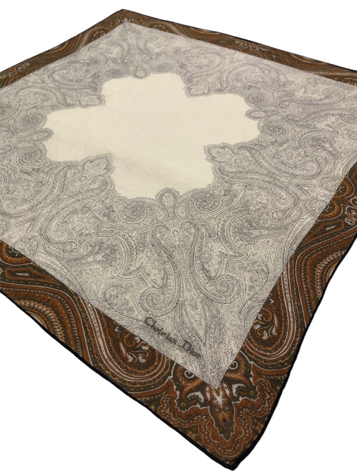 Christian Dior Monsieur × Vintage Vintage Cristian Dior Handkerchief Size ONE SIZE - 6 Thumbnail