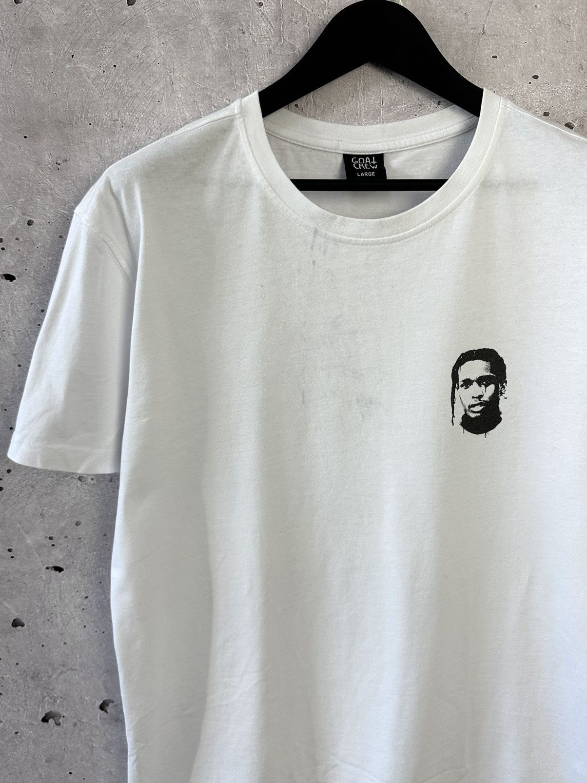 Other Goat Crew ASAP Rocky White Printed T-shirt Size US L / EU 52-54 / 3 - 5 Thumbnail