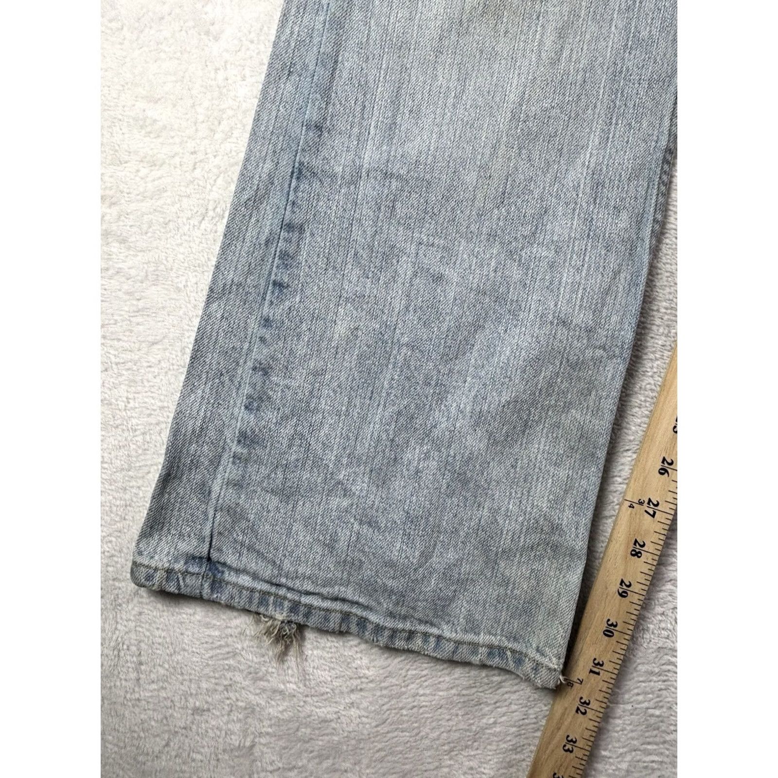 Levi's VINTAGE Levi's 527 Jeans Men's Low Boot Cut 34x30 Light Blue Wash Workwear Size US 34 / EU 50 - 4 Thumbnail
