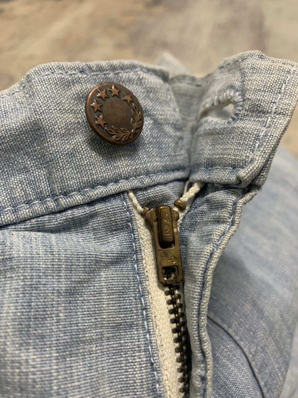 Japanese Brand Vintage 80s ELJOHN Flare Insane Hippie Denim Jeans W27 Size US 27 - 6 Thumbnail