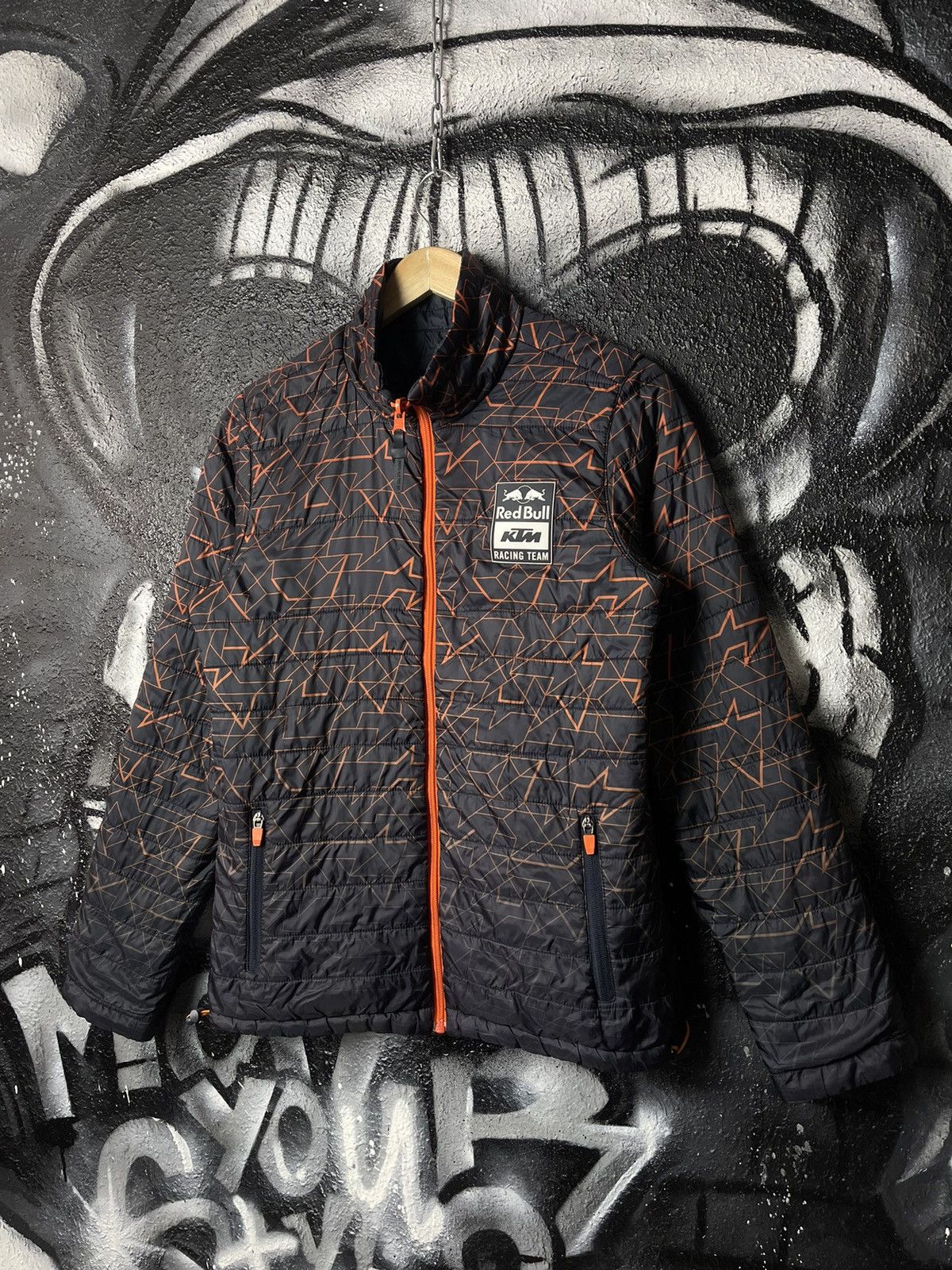 Red Bull × Vintage Red Bull KTM Racing Team Reversible Puffer Jacket Size M Size M / US 6-8 / IT 42-44 - 1 Thumbnail