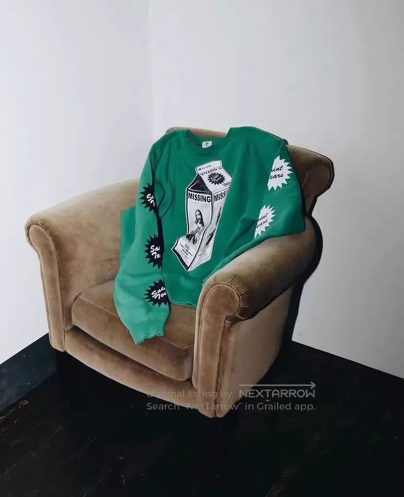 Saint Michael Saint Michael Distressed long-sleeved sweatshirts Size US M / EU 48-50 / 2 - 9 Thumbnail