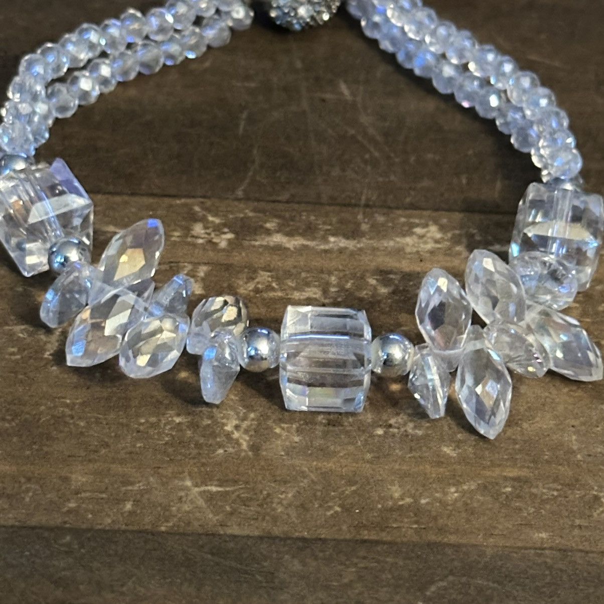 Vintage Vintage clear crystal bracelet Size ONE SIZE - 4 Thumbnail