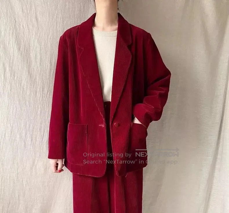 Kenzo Kenzo 1982 AW Corduroy Suit Set. Size US 34 / EU 50 - 6 Thumbnail