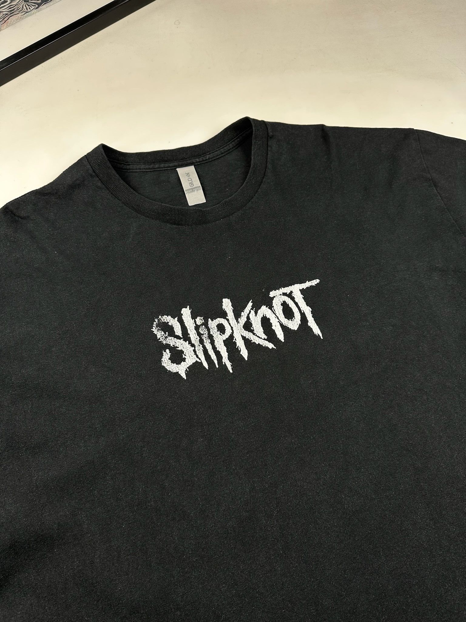 Slipknot Slipknot T Shirt Big Logo Baggy Size L Black Men Band Tee Size US XL / EU 56 / 4 - 3 Thumbnail