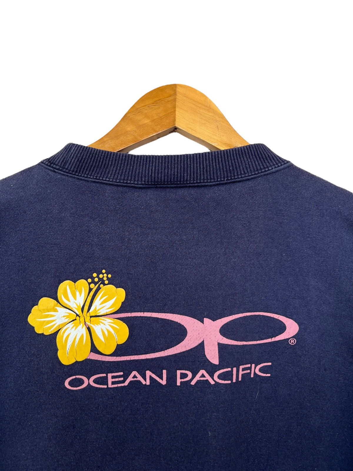 Ocean Pacific × Vintage Vintage Ocean Pacific Floral Surfing Sunfaded Sweatshirt Size S / US 4 / IT 40 - 4 Thumbnail