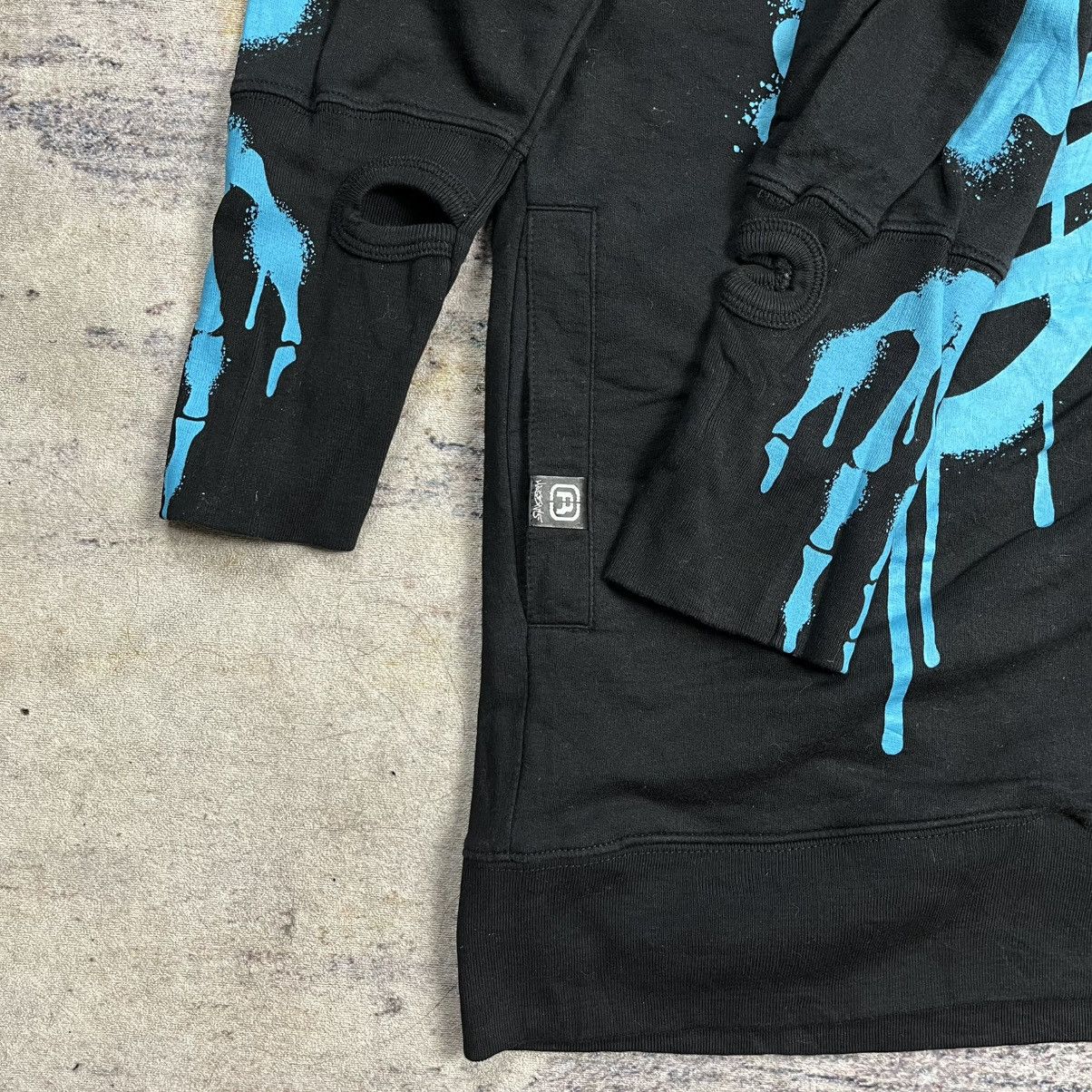 Japanese Brand Freaky massive skeleton full zip thumbhole zip hoodie Size US XL / EU 56 / 4 - 11 Thumbnail